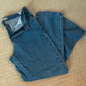 LEE relaxes straight leg ankle-length denim